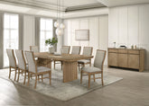 Orleans Furniture - Coaster - Adina 10-piece Extension Dining Set Distressed Light Brown - 193611-S10
